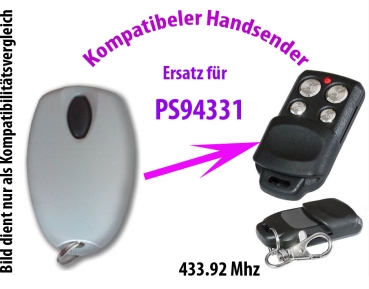 TK STAR 433 Mhz Handsender Fernbedienung kompatibel zu Homentry Liftmaster Motorlift PS94331 84335E